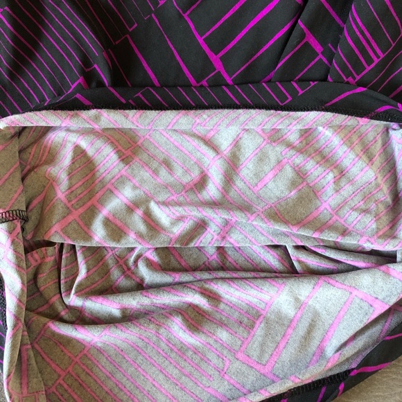 CALVIN KLEIN Black and Purple Dress Size 10 - Picture 6 of 7